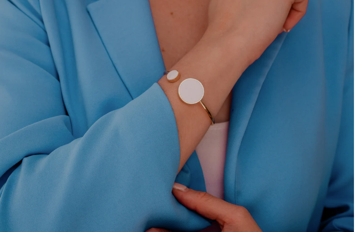 Brazalete Burbuja blanca